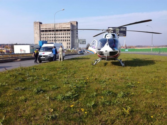 Более 470 человек эвакуированы в лечебные учреждения столицы вертолетами МАЦ с начала года