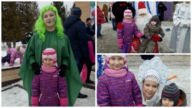 Жители Щаповского встретили Деда Мороза