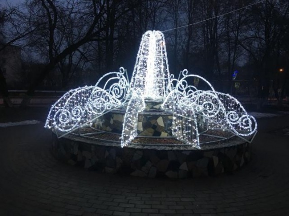Световой фонтан украсит поселок Щапово