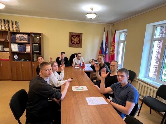 Заседание Молодежной палаты прошло в Щаповском