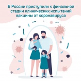 Российская вакцина от COVID-19 проходит финальные клинические испытания