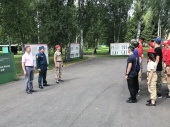 Спасатели провели учебную эвакуацию в летнем лагере 