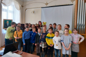 Занятие для школьников провели сотрудники Щаповского музея 