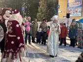 Театральную программу подготовили для детей представители КЦ «Солнечный» поселка Щапово