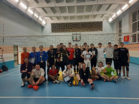 Спортивные соревнования по волейболу прошли в Курилово