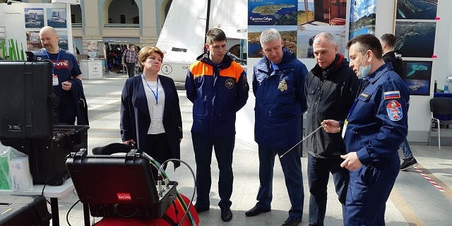 Спасатели столицы приняли участие в международной выставке Moscow Dive Show 2021