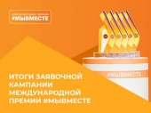 Международная премия #МЫВМЕСТЕ в 2023 году пройдет по 11 основным направлениям