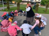 Фольклорный праздник провели для детей из Щаповского