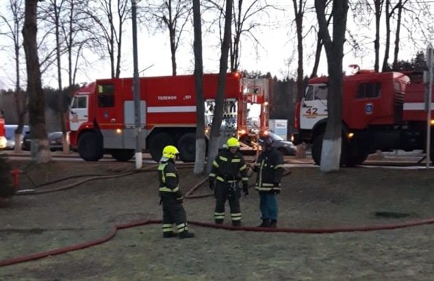 Пять человек спасли на пожаре московские огнеборцы в ТиНАО