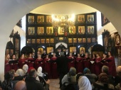 Концерт Полифонического хора прошел в Успенском храме 