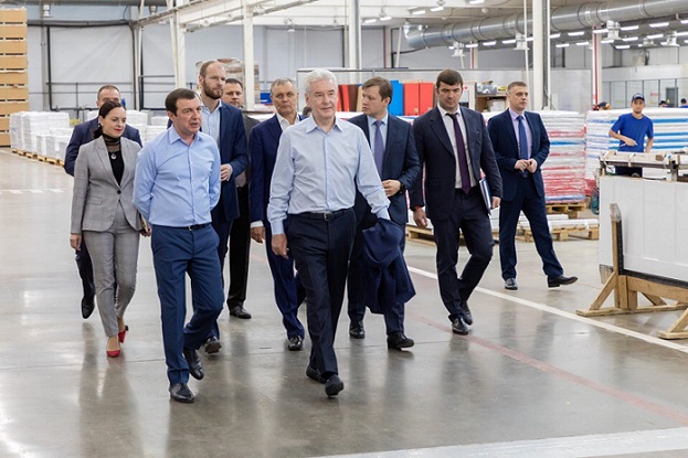 Сергей Собянин побывал на открытии нового производственного комплекса в Курилово