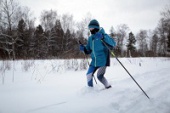 Лыжню восстановили после снегопада