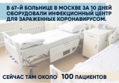 Еще одну из больниц Москвы подключили к борьбе с коронавирусом