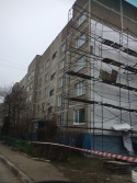 В поселении Щаповское выполняются работы по утеплению торцевых стен многоквартирных домов