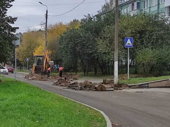 Ремонт дороги продолжили в поселении Щаповское