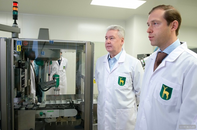 Собянин открыл линию по производству жизненно важных медикаментов, не имеющих аналогов в России