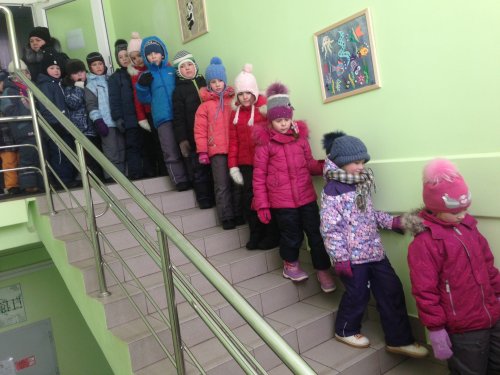 Воспитанники Новофедоровского приняли участие в эвакуации и занятии
